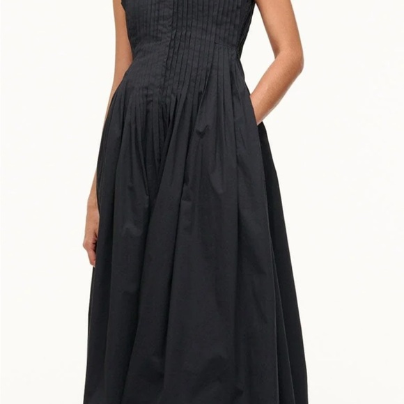 STAUD Black Midi Dress - Picture 1 of 6